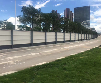 旭東圍擋助力大灣區(qū)基建，筑牢安全與文明防線